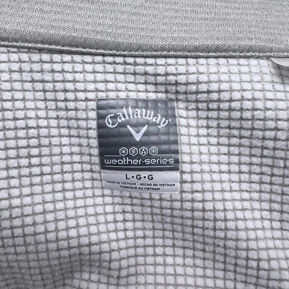Callaway Women's Golf Full Zip Jacket Size L Gray - Picture 3 of 5